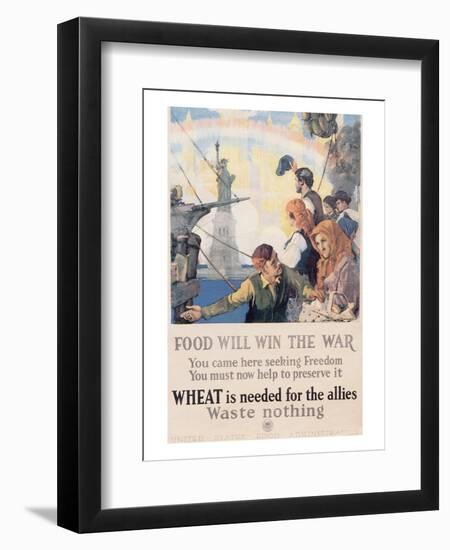 Food Will Win The War-Charles E^ Chambers-Framed Art Print