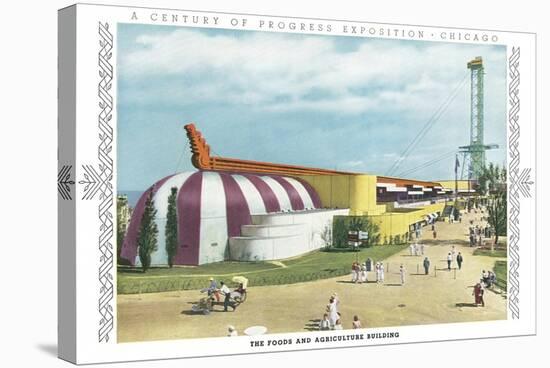 Foods and Agriculture Building, Chicago World Fair-null-Stretched Canvas