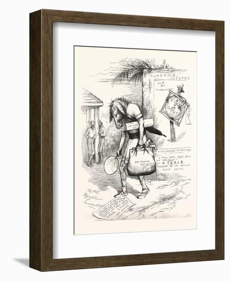 Fool's Errand!, 1880, USA-null-Framed Giclee Print