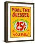 Fool the Guesser Distressed-Retroplanet-Framed Giclee Print