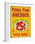 Fool the Guesser Distressed-Retroplanet-Framed Giclee Print