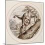 Fool with Cap and Bells, Early 17th Century-Crispin I De Passe-Mounted Giclee Print