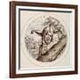 Fool with Cap and Bells, Early 17th Century-Crispin I De Passe-Framed Giclee Print
