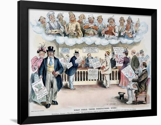 Foolish Forefathers, 1894-Frederick Burr Opper-Framed Giclee Print