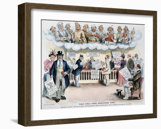 Foolish Forefathers, 1894-Frederick Burr Opper-Framed Giclee Print