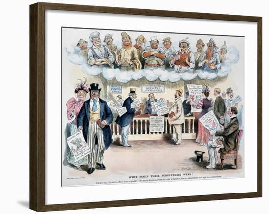 Foolish Forefathers, 1894-Frederick Burr Opper-Framed Giclee Print