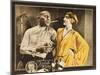 FOOLISH WIVES, l-r: Erich Von Stroheim, Maude George on lobbycard, 1922.-null-Mounted Art Print