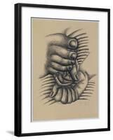 Foot and Hands-null-Framed Giclee Print