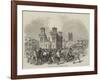 Foot-Ball on Shrove Tuesday, at Kingston-Upon-Thames-null-Framed Giclee Print