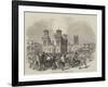 Foot-Ball on Shrove Tuesday, at Kingston-Upon-Thames-null-Framed Giclee Print