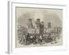 Foot-Ball on Shrove Tuesday, at Kingston-Upon-Thames-null-Framed Giclee Print