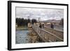 Foot Bridge at Argenteuil, 1872-Alfred Sisley-Framed Giclee Print