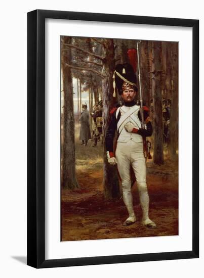 Foot Grenadier of the Imperial Guard-Edouard Detaille-Framed Giclee Print