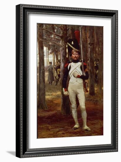 Foot Grenadier of the Imperial Guard-Edouard Detaille-Framed Giclee Print