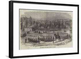 Foot Guards at Squad Drill, St John's Wood Barracks-null-Framed Giclee Print