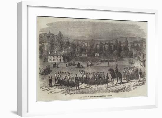 Foot Guards at Squad Drill, St John's Wood Barracks-null-Framed Giclee Print