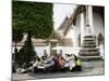 Foot Massage, Wat Po, Bangkok, Thailand, Southeast Asia-Angelo Cavalli-Mounted Photographic Print