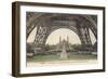 Foot of Eiffel Tower, Paris-null-Framed Art Print