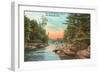 Foot of the Narrows, Wisconsin Dells-null-Framed Art Print