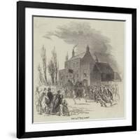 Foot Race Near Barnet-null-Framed Giclee Print