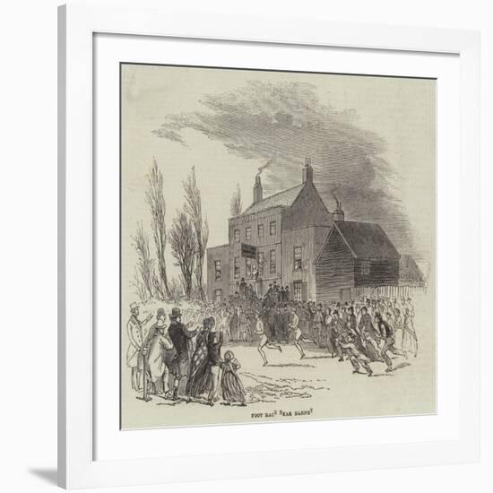 Foot Race Near Barnet-null-Framed Giclee Print