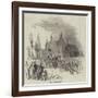 Foot Race Near Barnet-null-Framed Giclee Print