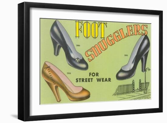 Foot Snugglers Women's Shoes-Found Image Press-Framed Giclee Print