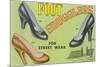 Foot Snugglers Women's Shoes-Found Image Press-Mounted Giclee Print