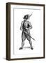 Foot Soldier Carrying an Harquebus, 1590-Cesare Vecellio-Framed Giclee Print