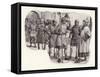 Foot Soldiers from the 14th Century-Pat Nicolle-Framed Stretched Canvas