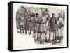 Foot Soldiers from the 14th Century-Pat Nicolle-Framed Stretched Canvas