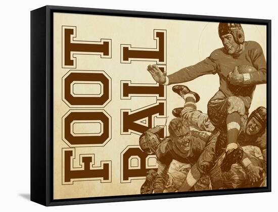 Football 2-null-Framed Stretched Canvas