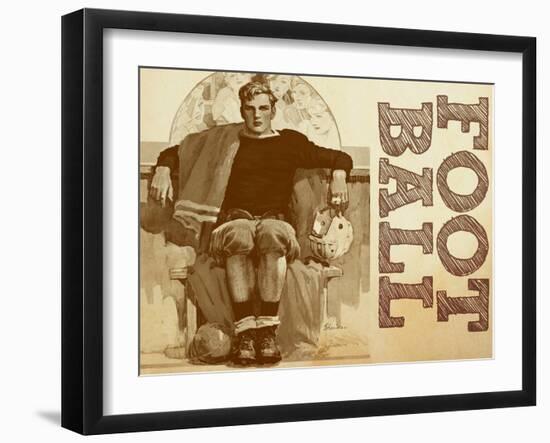 Football 4-null-Framed Giclee Print