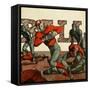 Football 6-null-Framed Stretched Canvas