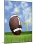 Football and field goal-Gaetano-Mounted Photographic Print