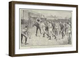 Football Association Challenge Cup Match at Kennington Oval, Blackburn Rovers V Notts County-William Douglas Almond-Framed Giclee Print