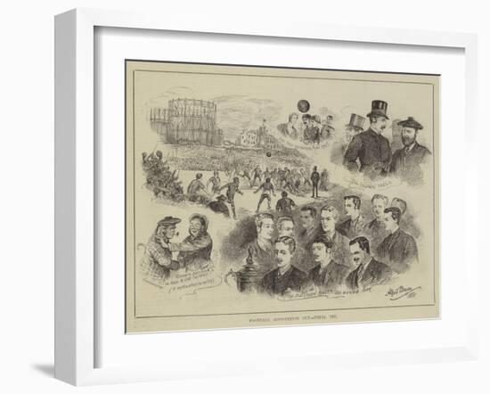 Football Association Cup, Final Tie-Alfred Gish Bryan-Framed Giclee Print