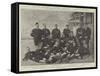 Football at Gibraltar-null-Framed Stretched Canvas