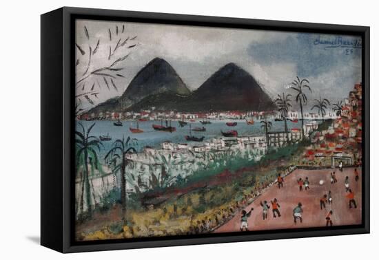 Football at Rio de Janeiro-English School-Framed Stretched Canvas