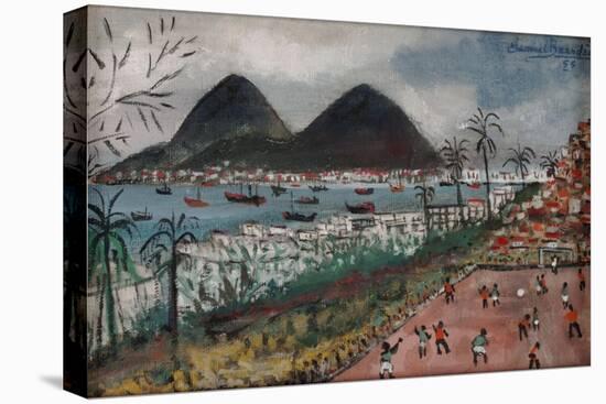 Football at Rio de Janeiro-English School-Stretched Canvas