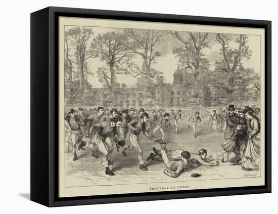 Football at Rugby-null-Framed Stretched Canvas