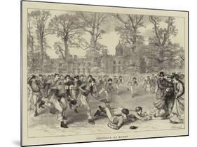Football at Rugby-null-Mounted Giclee Print