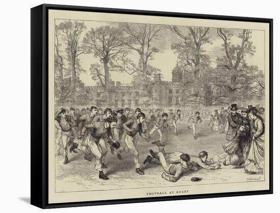 Football at Rugby-null-Framed Stretched Canvas