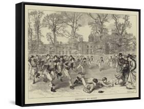 Football at Rugby-null-Framed Stretched Canvas