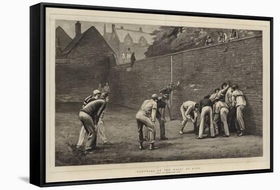 Football at the Wall at Eton-Leslie Matthew Ward-Framed Stretched Canvas