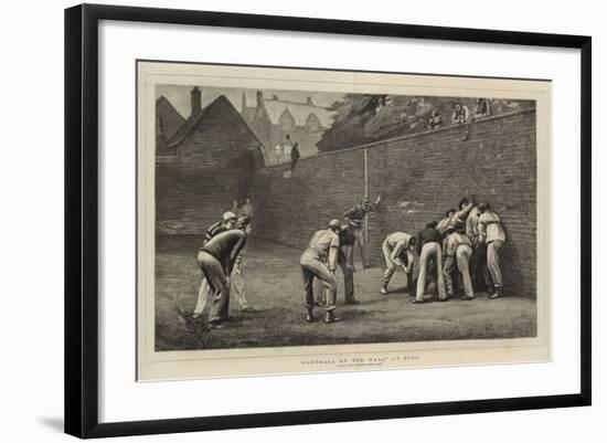 Football at the Wall at Eton-Leslie Matthew Ward-Framed Giclee Print