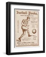 Football Blocks' a Device to Protect a Footballers Shins-null-Framed Photographic Print