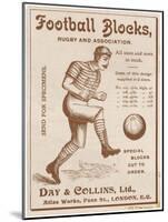 Football Blocks' a Device to Protect a Footballers Shins-null-Mounted Photographic Print