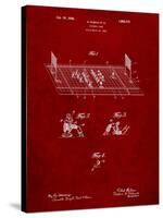 Football Board Game Patent-Cole Borders-Stretched Canvas