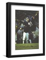 Football: Chicago Bears Dick Butkus No.51 in Action Vs Detroit Lions-Bill Eppridge-Framed Photographic Print